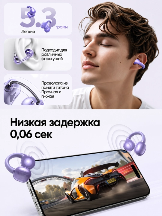 UGREEN HiTune S3 simsiz TWS quloqchinlari WS209 (45786, 55430) Bluetooth 5.4