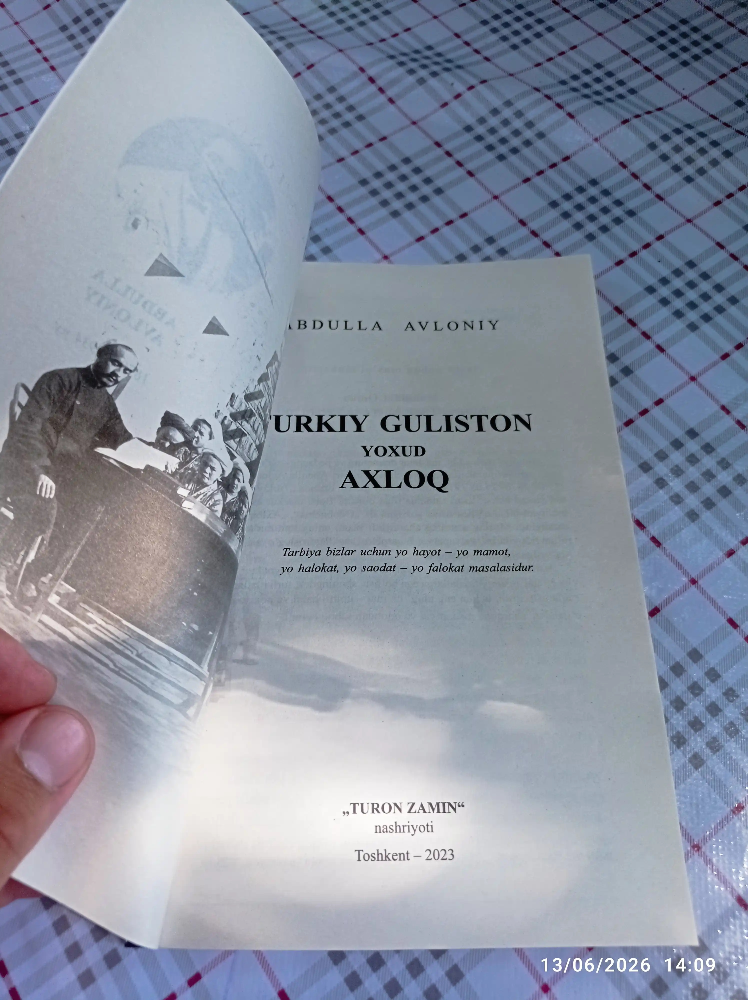 Turkiy Guliston yoxud axloq, Abdulla Avloniy