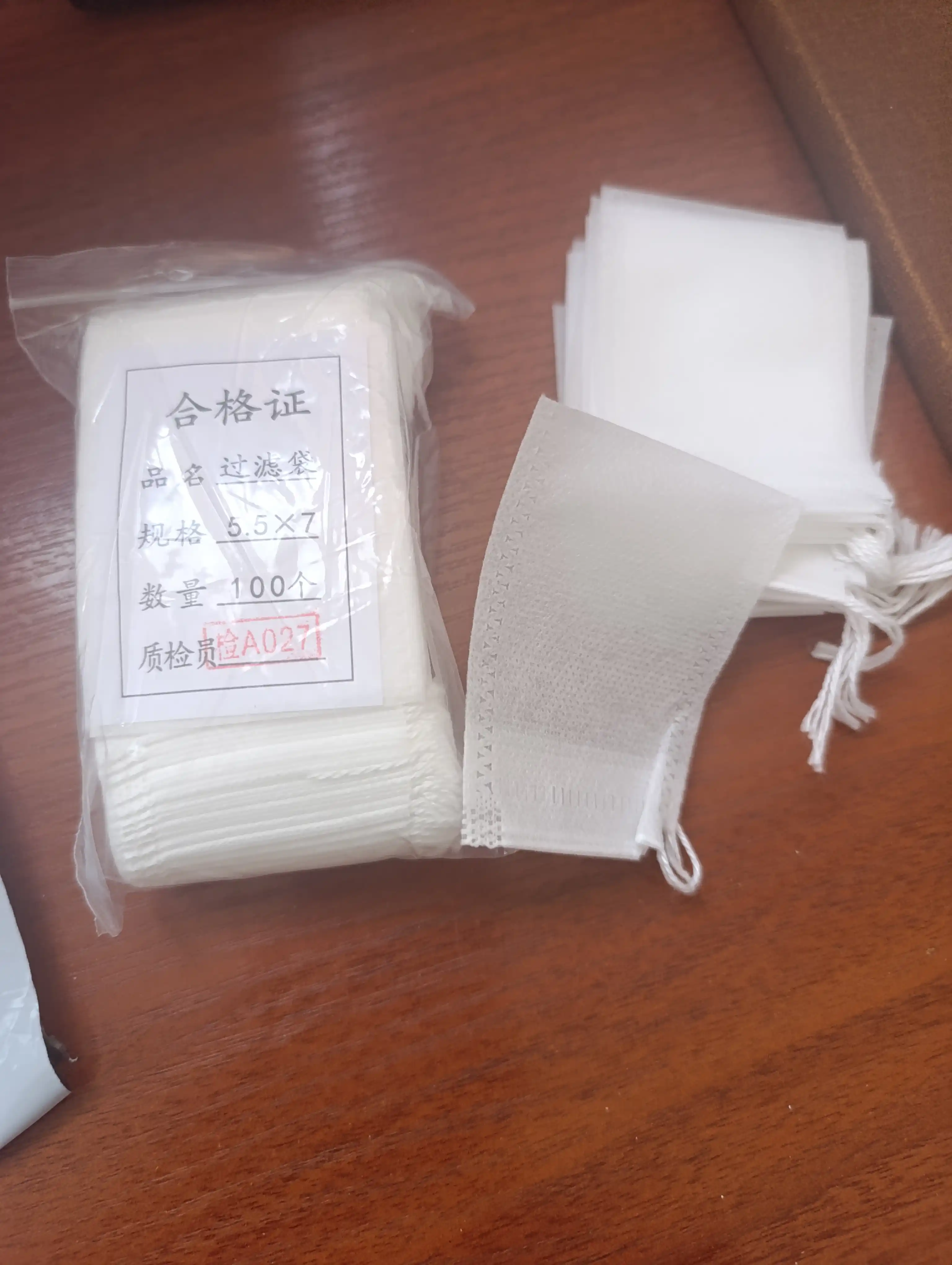 Choy va kofe damlash uchun bir martalik filtr-paketlar, 100 dona
