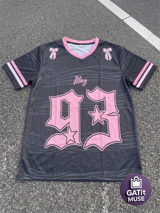 Футболка Y2K Джерси женская Oversize