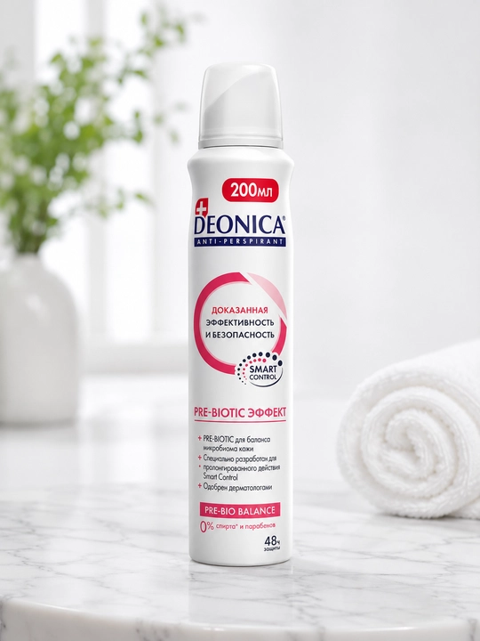 Antiperspirant dezodorant Deonica Pudra yengilligi sprey 200 ml - 