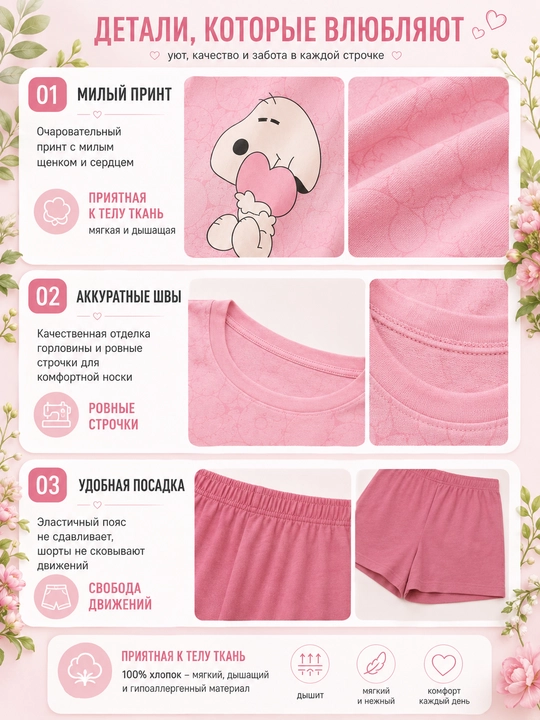 Ayollar va qizlar uchun pijama, ikki baho, uy uchun futbolka va shortik