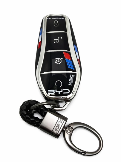 Защитный чехол для пульта автомобиля BYD — ZULLUX-BYDBUILDYOURDREAMS-ЧЕРНСТЕ