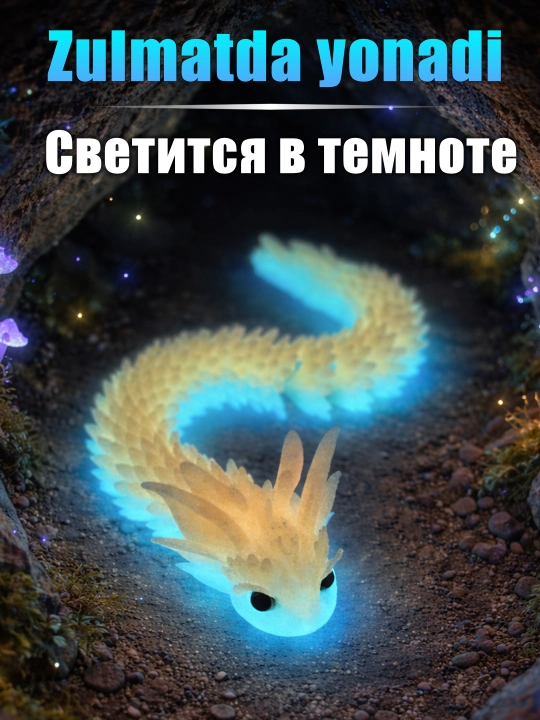 Светящаяся змея 3D aнтистресс