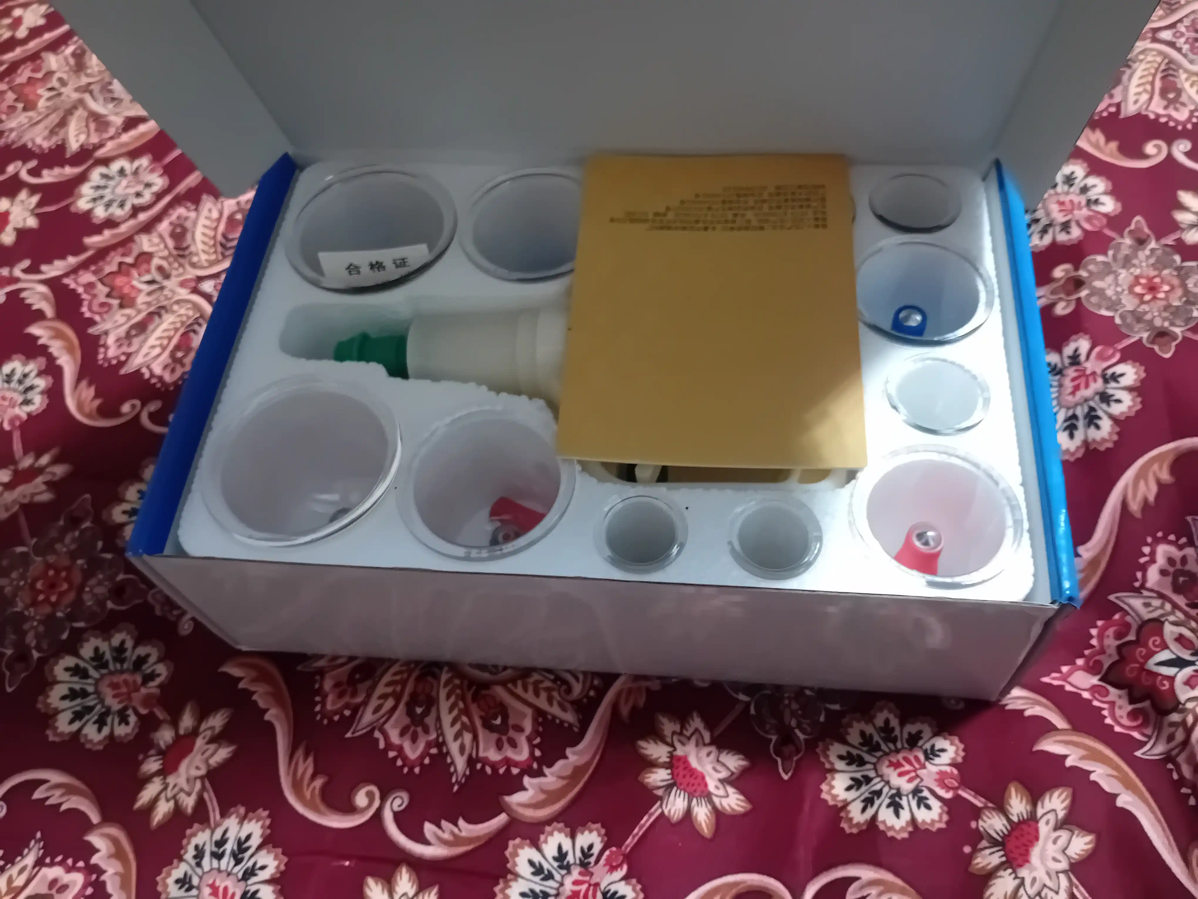 Vakum massaj Hijama, qattiq plastik, bonkalar, 12 dona