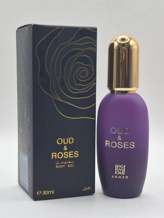 Ahmed Al Maghribi Oud & Roses tana uchun xushbo‘y gel, 30 ml - 