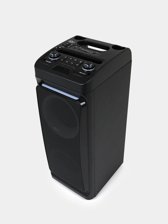 ZQS 4290 – mikrofonli portativ Bluetooth kolonka, yorqin LED chiroqlar bilan