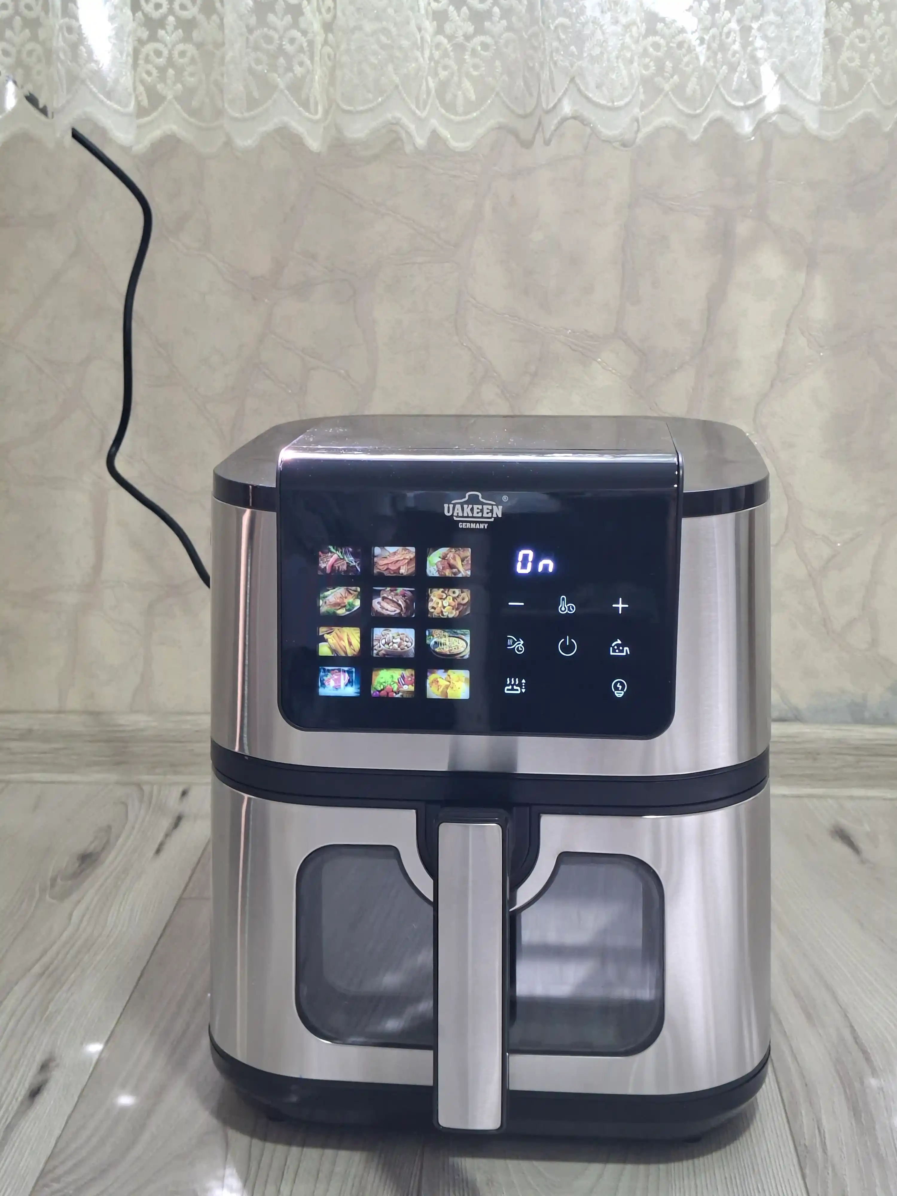 Smart Aerogril, yog'siz pishirish uchun multipech, 12 tasi 1, fritz, 10 L, 3000 Vt