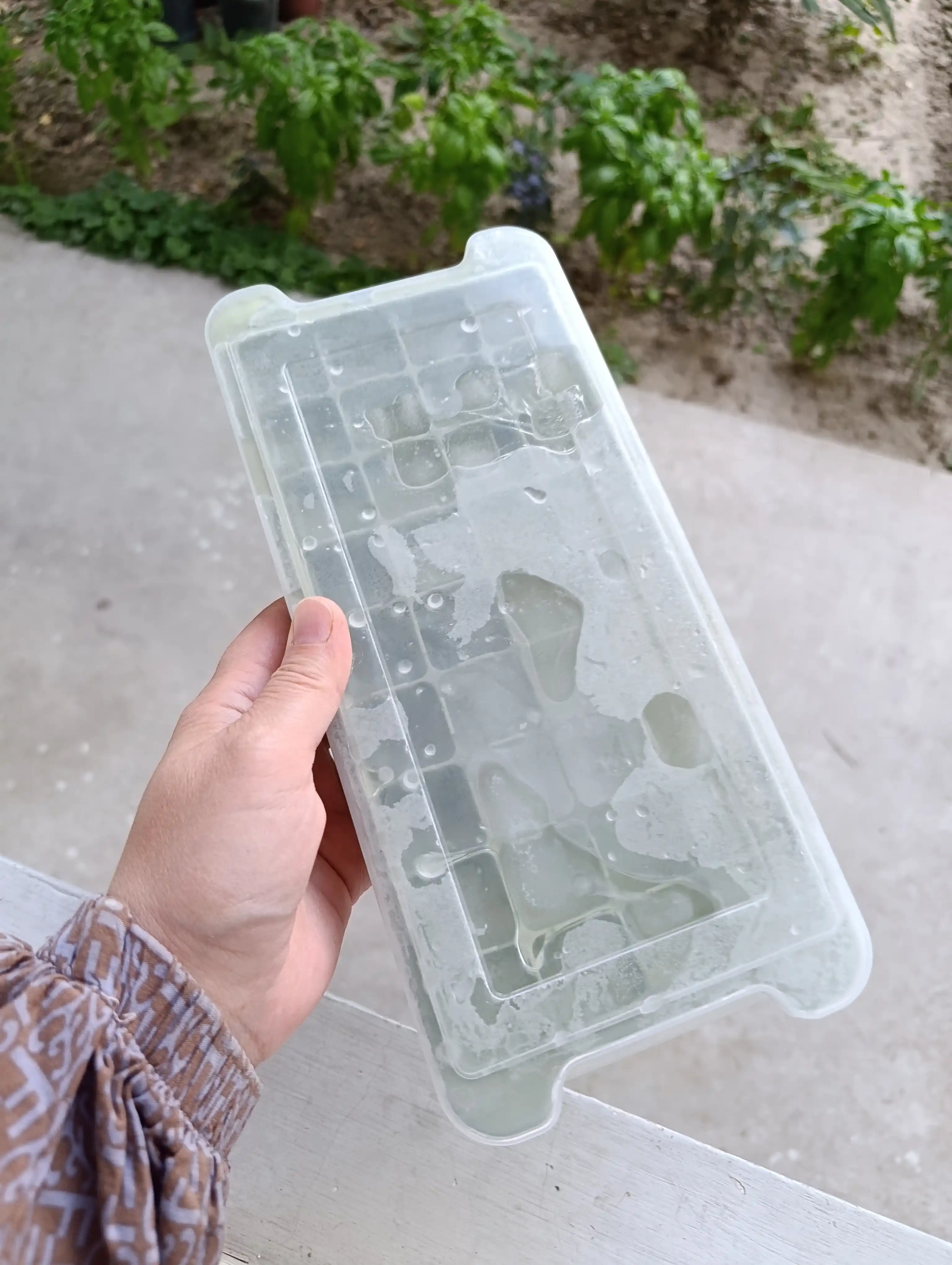 Silikon va plastikdan forma qopqoqli muz va desert uchun, 36ta kubikli