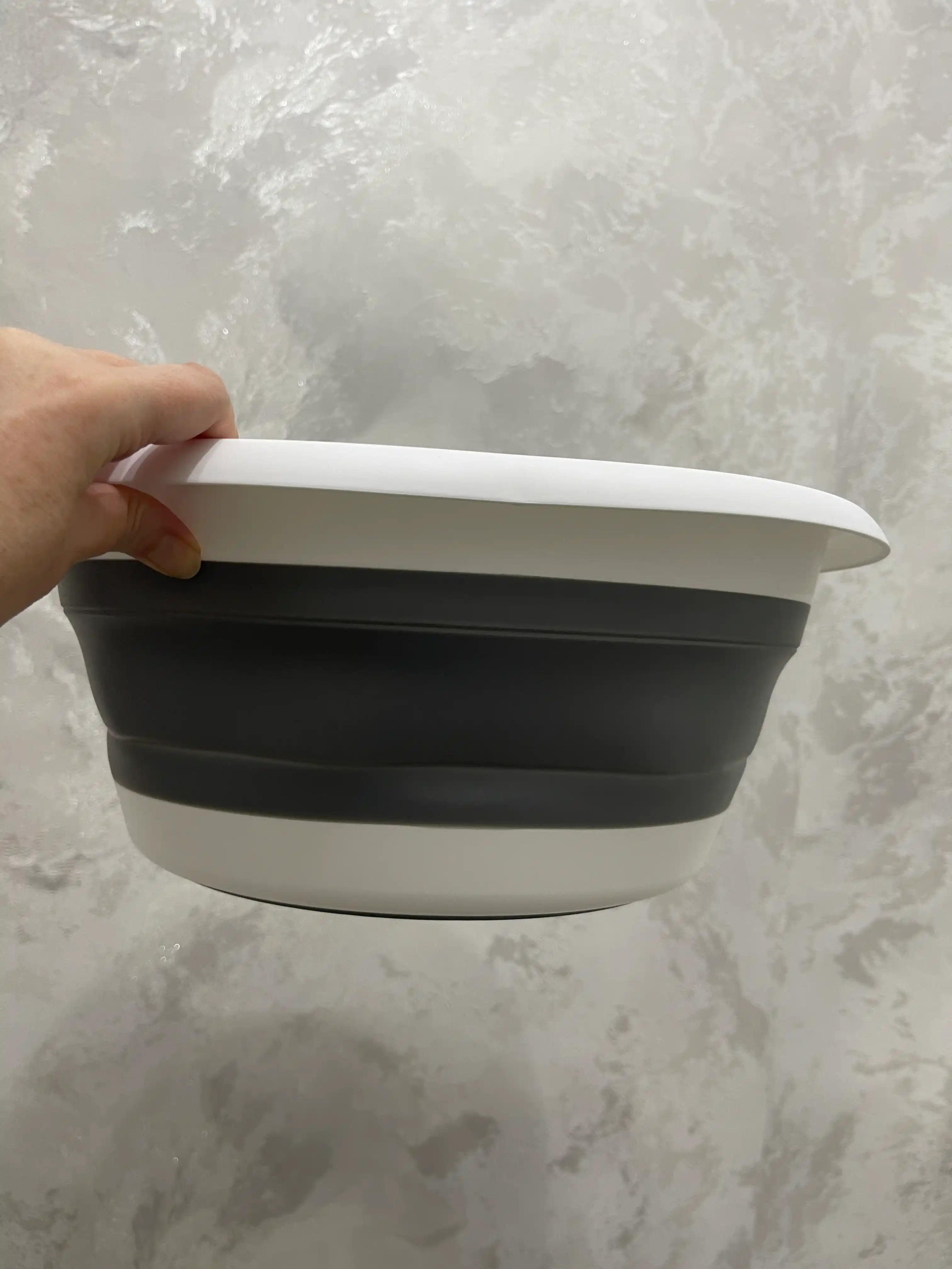 Yig‘iladigan plastik chelak,cho'mich va tog‘ora, silikon, 5 litr, 10 litr va 15 litrli