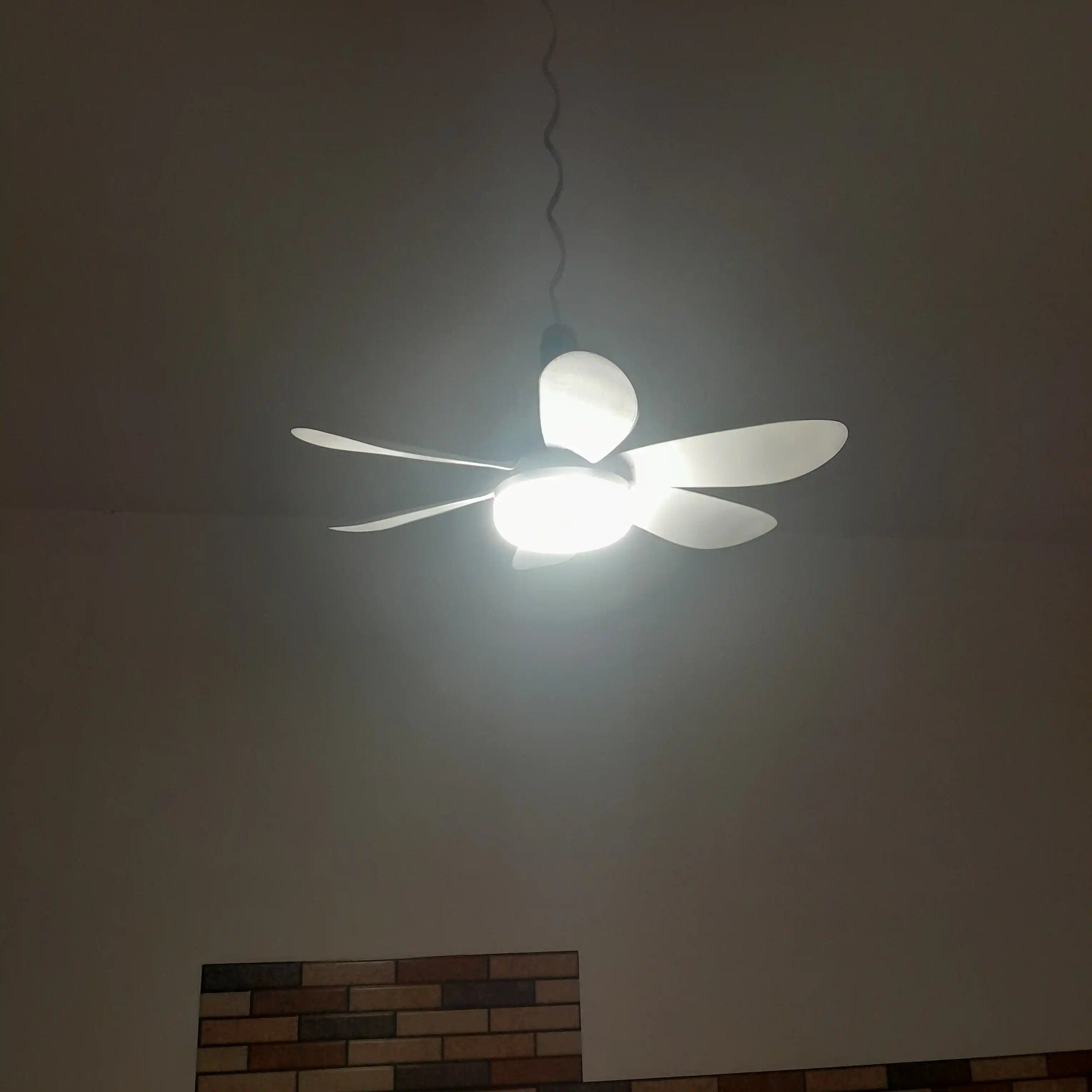 Люстра с вентилятором LED, с пультом, 3 режима освещения, 4 режима вращения, для всех комнат