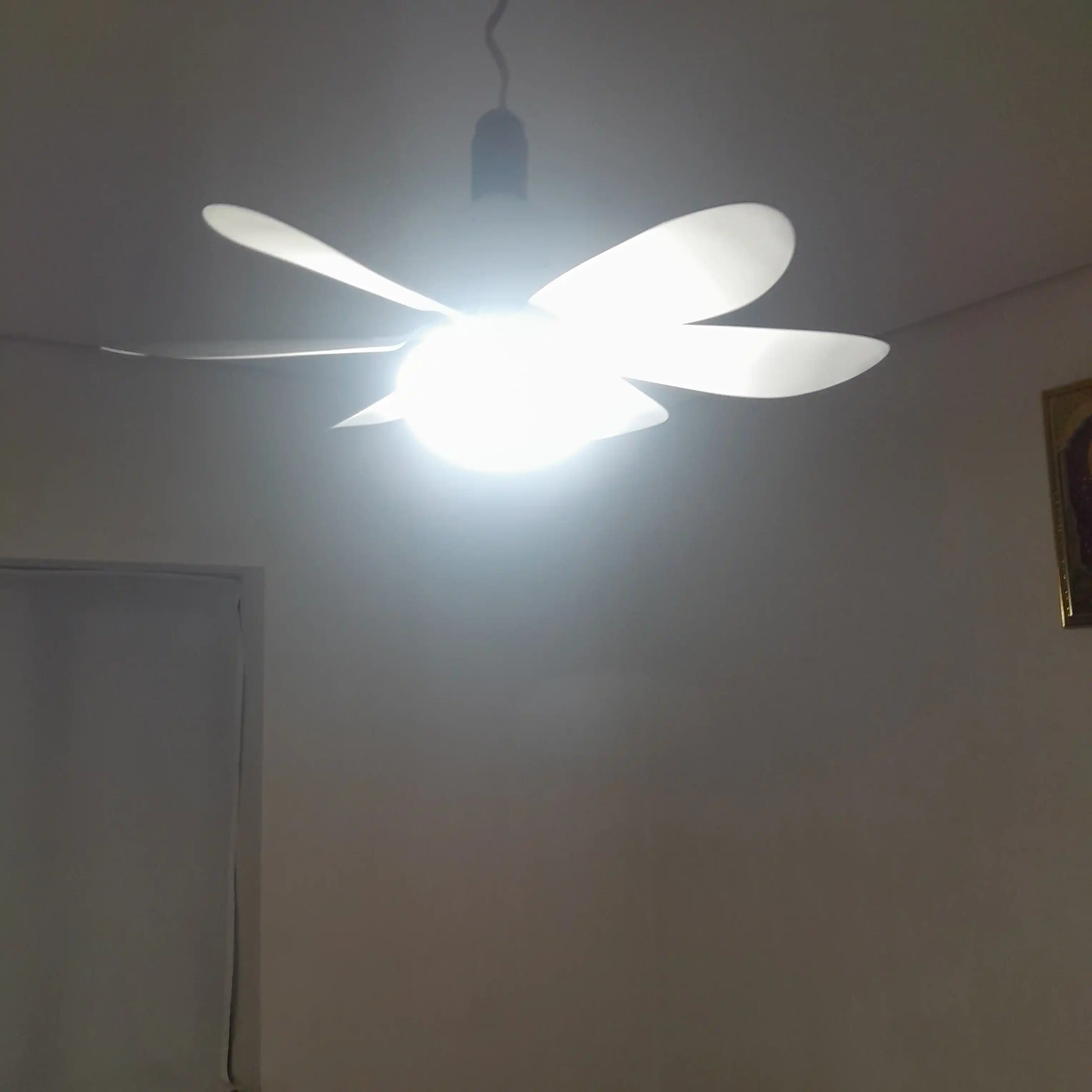 Люстра с вентилятором LED, с пультом, 3 режима освещения, 4 режима вращения, для всех комнат