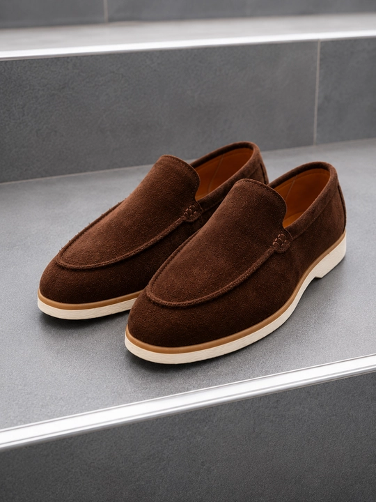 Лоферы, 100% натуральная кожа, loro piana, мокасины - 