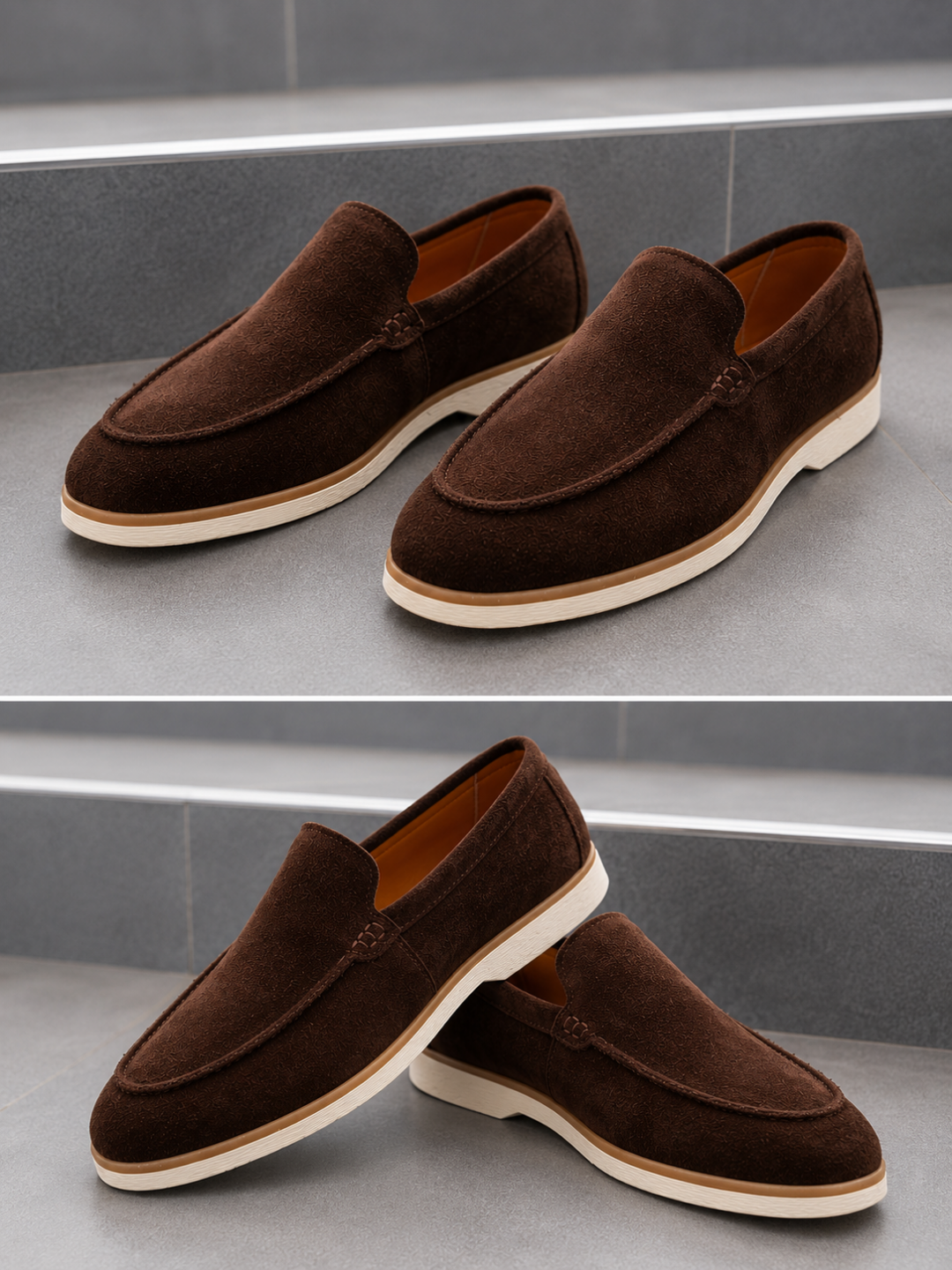 Loferlar, 100% tabiiy charm , loro piana, mokasinlar