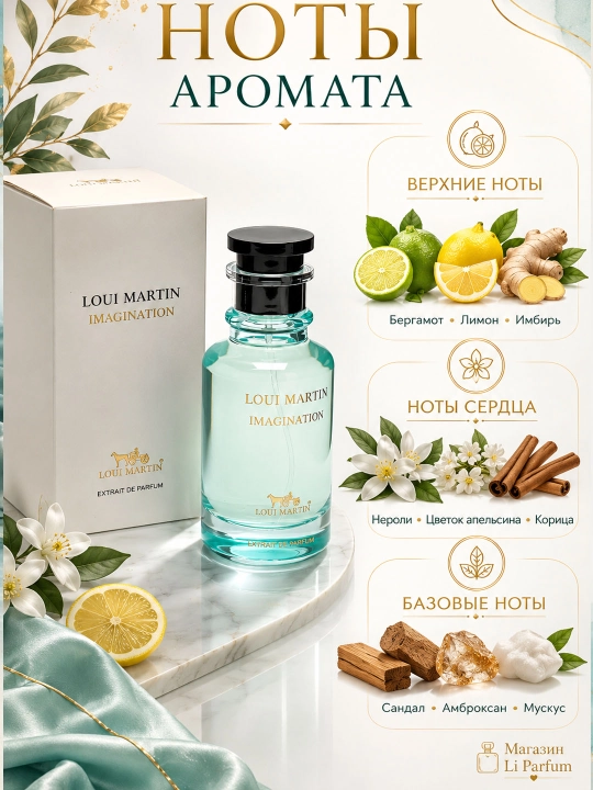 Loui Martin Imagination unisex erkaklar atirlari, 100 ml