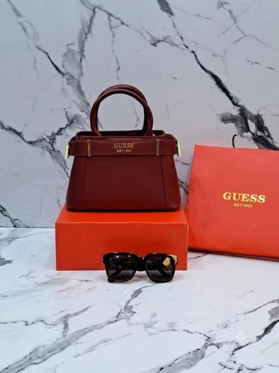 Женская сумка GUESS — NAF1S1M-GUESS-БАГРОВ