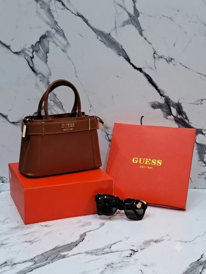 Женская сумка GUESS — NAF1S1M-GUESS-КОРИЧН