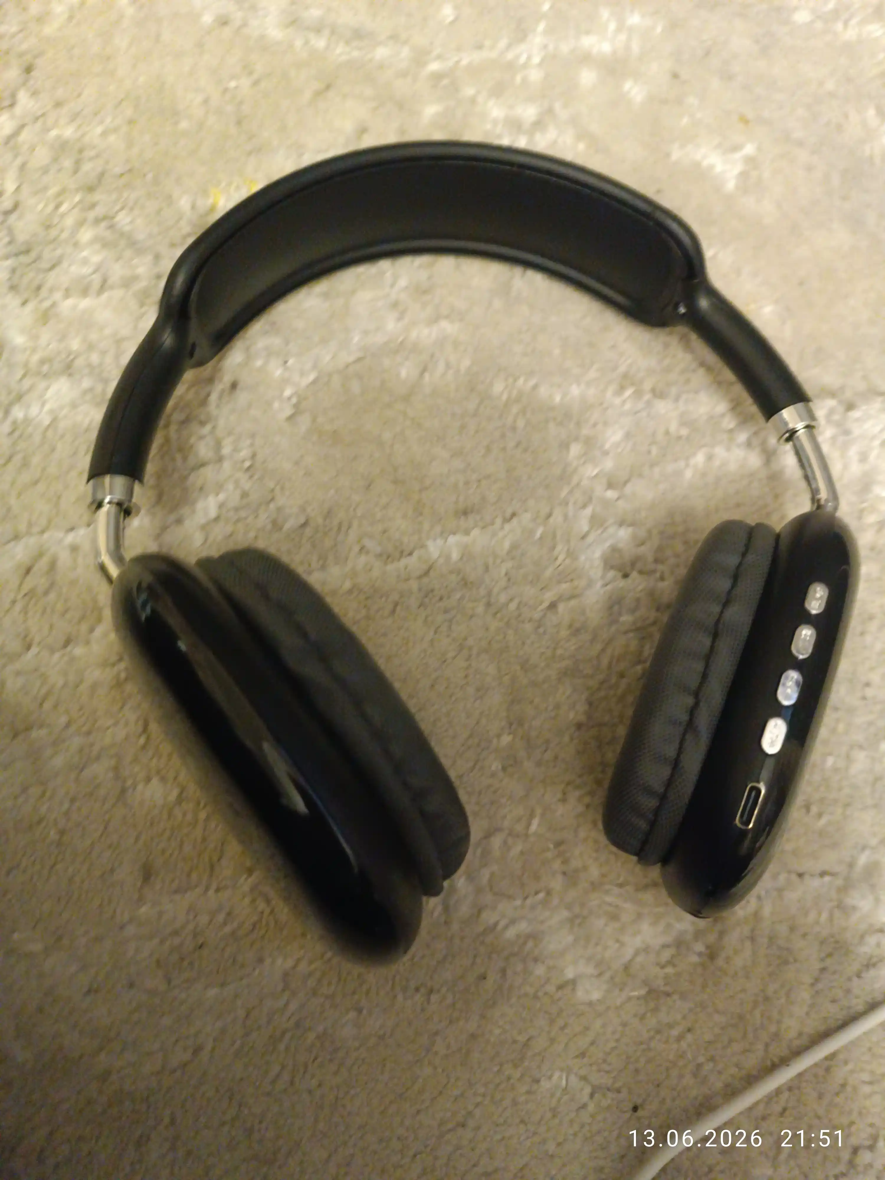 Naushnik, quloqchin, Bluetooth naushnik, P9 Pro Max, mikrofonli, auxli, o‘yin uchun