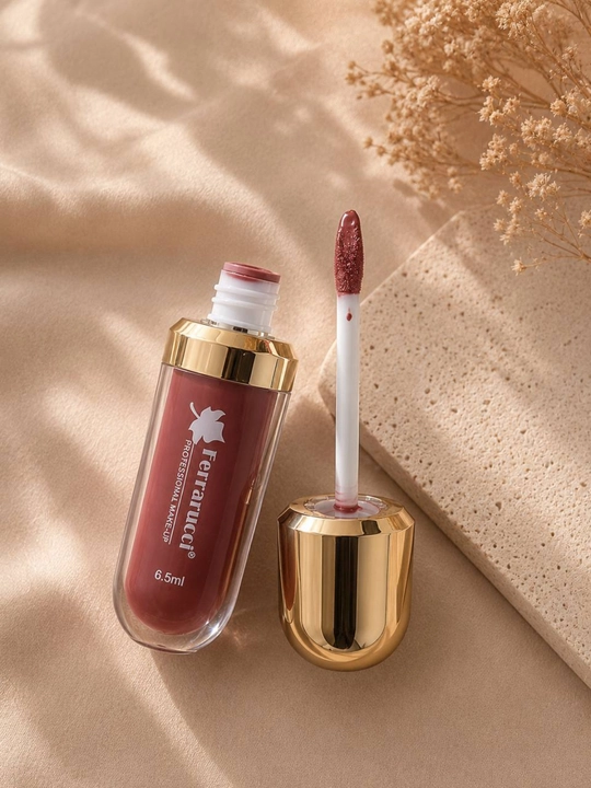 Ferrarucci Matte Liquid Lipstick Mat Suyuq Lab Bo‘yog‘i 01 03 07 08 Ranglar 6.5 ml