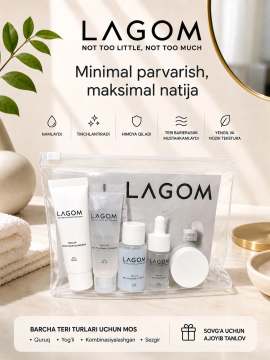 LAGOM Koreya teri parvarishi to‘plami