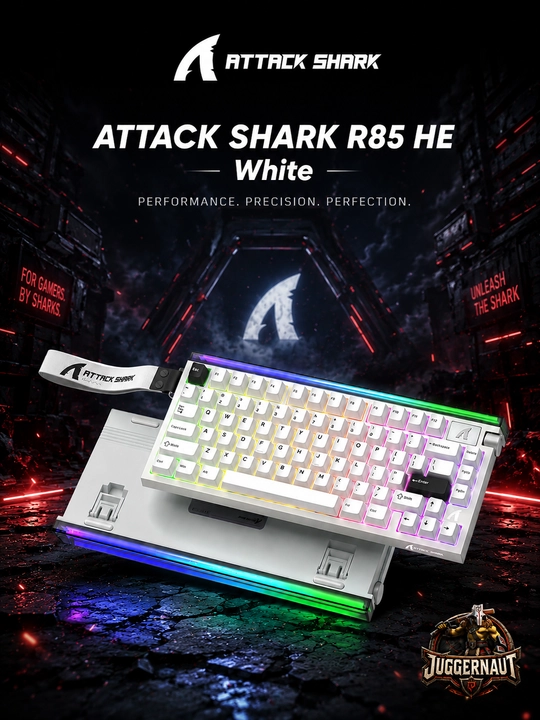 ATTACK SHARK R85 HE Magnetic клавиатура с магнитным переключателем - 