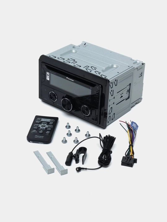 Avtomagnitola Pioneer FH-S725BT, 2DIN mashina uchun magnitafon, Bluetooth AUX USB CD