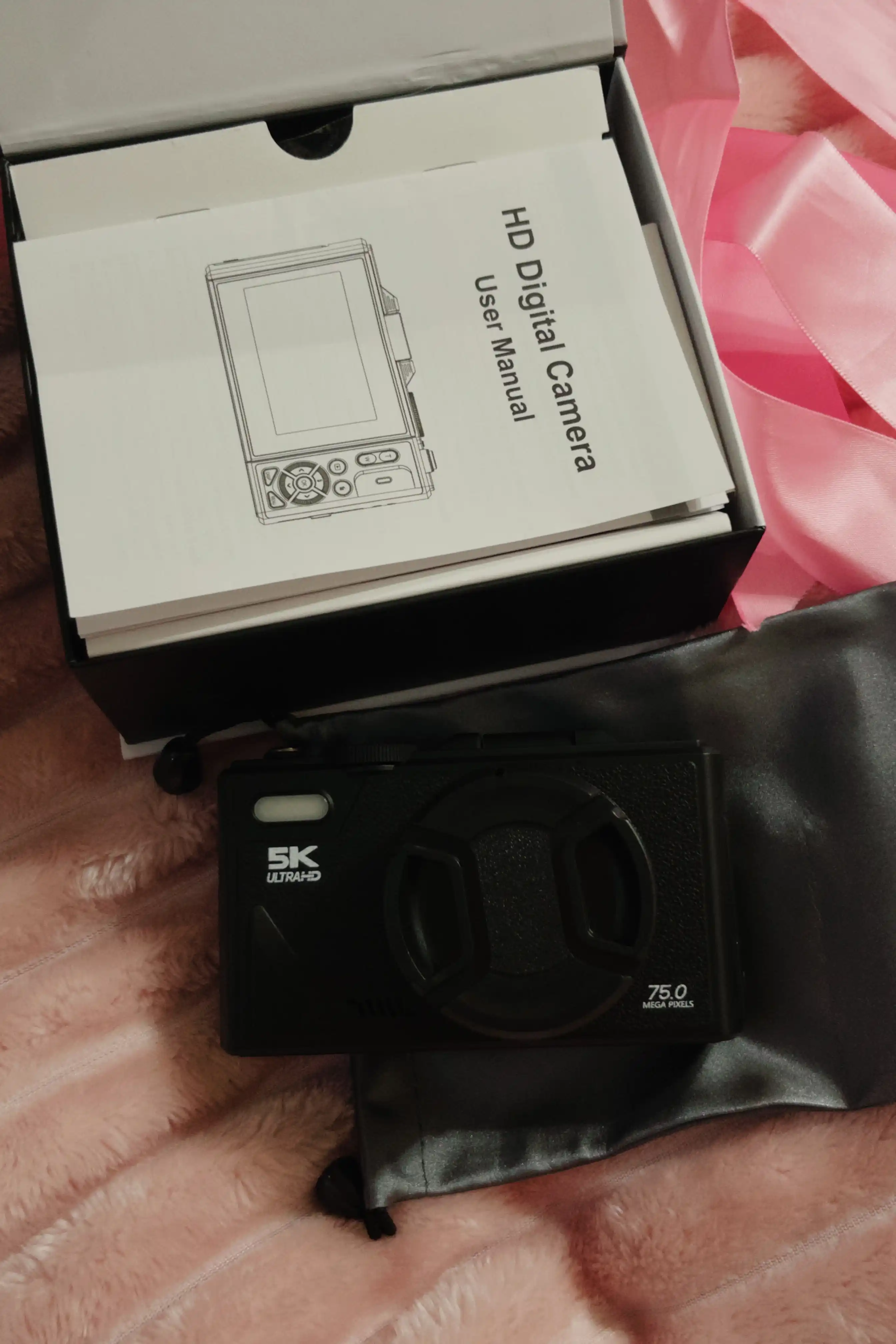 Raqamli kamera 5K Ultra HD, 18X Zoom, professional blogerlar va fotografchilar uchun