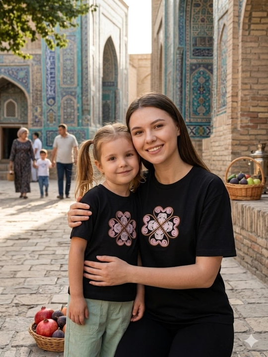 Футболка для девочки, футболка с вышивкой,национальная вышивка, детская одежда для девочек