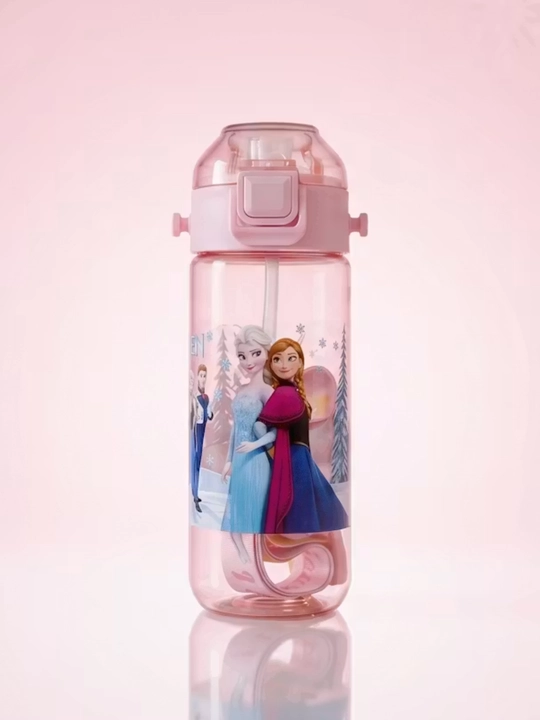 Bolalar uchun suv idishi 450-500 ml, trubkali va tasmali - 