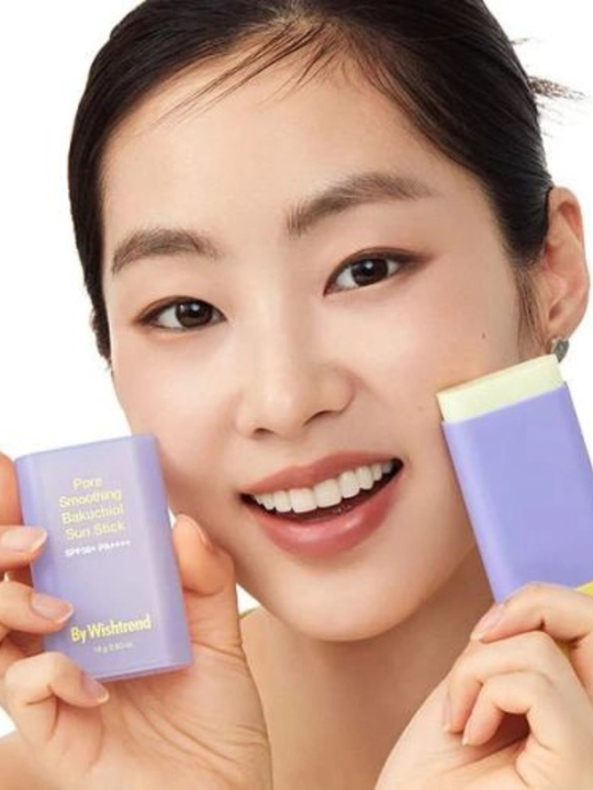 Quyoshdan himoya qiluvchi tayoqcha By Wishtrend Pore Smoothing Bakuchiol Sun Stick SPF 50+