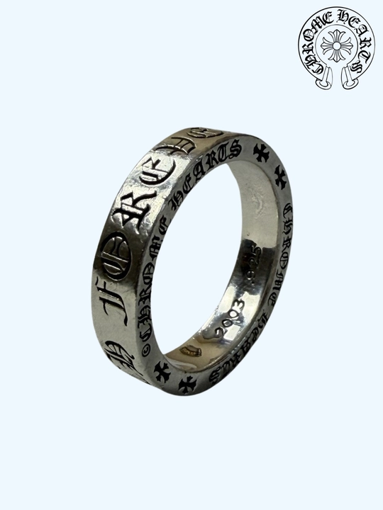 Кольцо в стиле Chrome Hearts винтажное Y2K готика унисекс