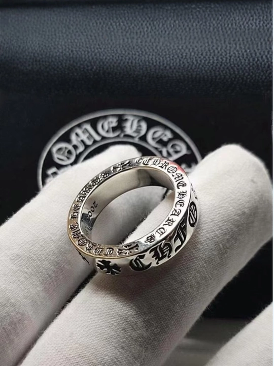 Кольцо в стиле Chrome Hearts винтажное Y2K готика унисекс