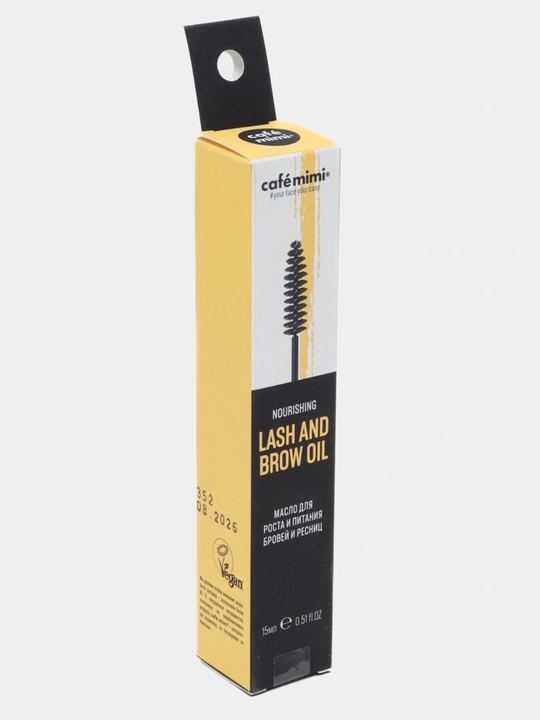Cafe Mimi Питательное масло для бровей и ресниц Nourishing Lash & Brow Oil, 15 мл