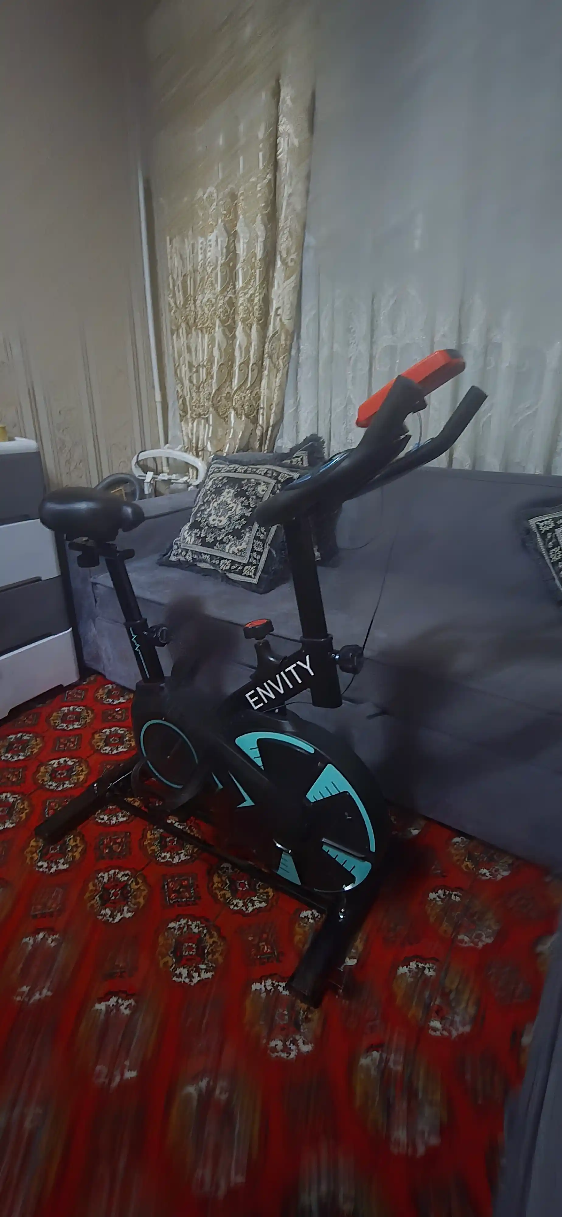 Велотренажёр ENVITY E585, Q7 —домашний тренажёр с Bluetooth, пульсометром