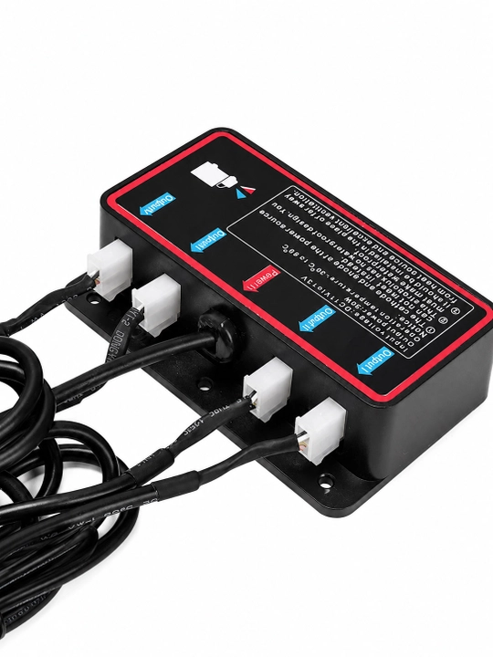 Avtomobil uchun LED ogohlantiruvchi chiroqlar, 8 seksiya 32LED masofadan boshqaruv 12–24V