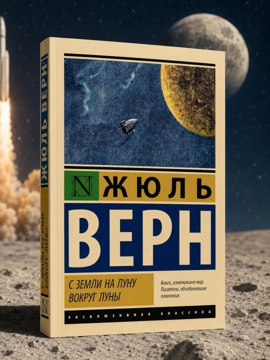 S Zemli na Lunu, Oy atrofida. Vern Jyul - 