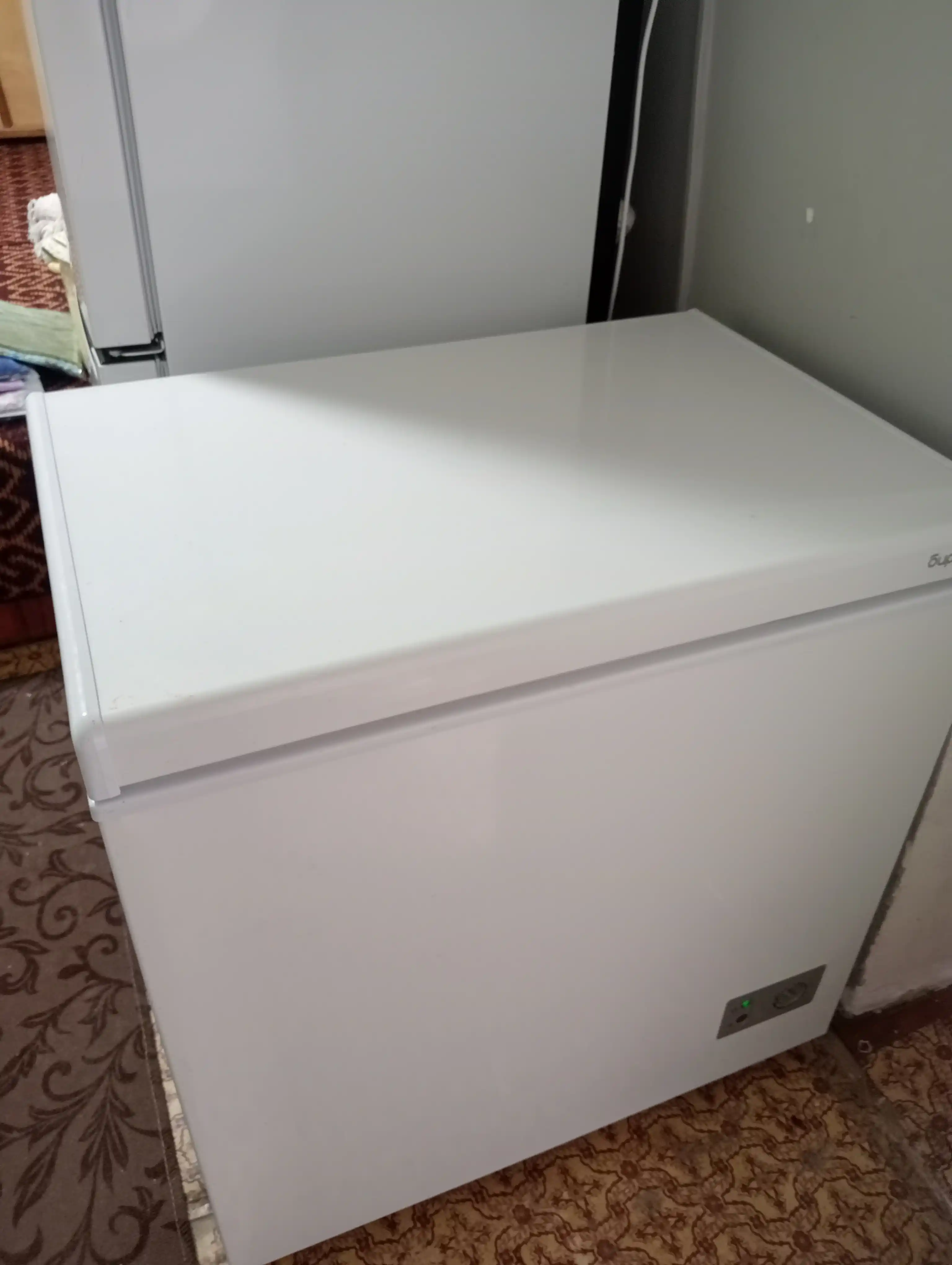 Biryusa 155KVS yopiq qopqoqli muzlatgich, hajmi 145 L, invertor kompressor