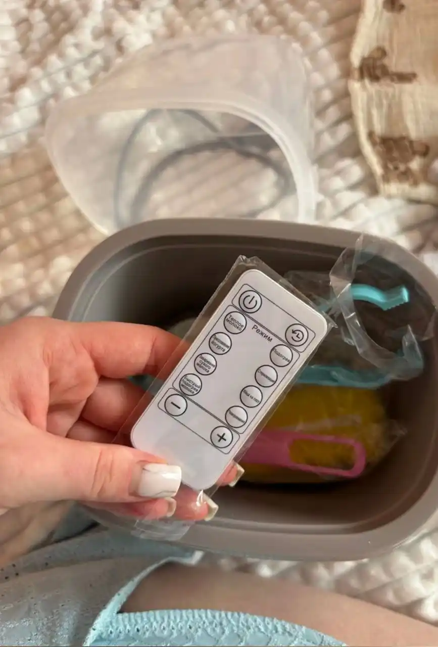 Isitkich va sterilizator chaqaloq idishlari uchun, 8 tasi 1 da, masofadan boshqaruv bilan