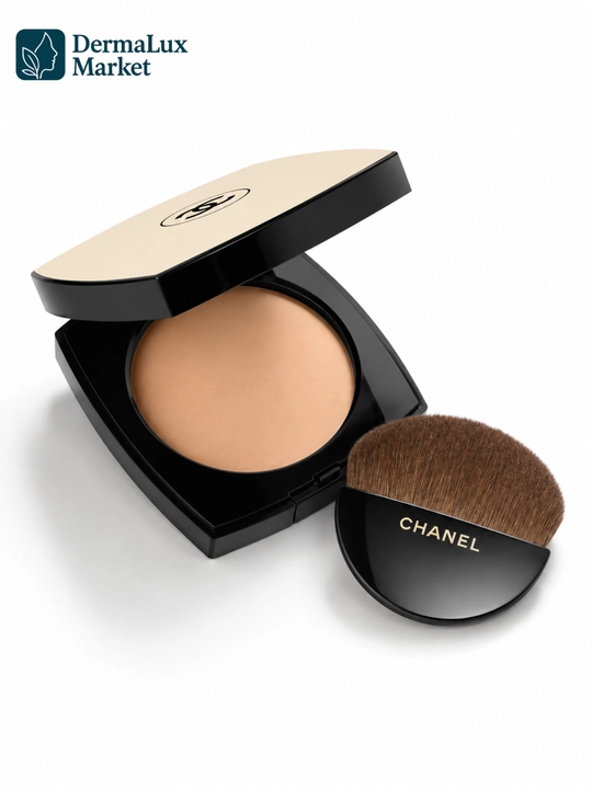 Компактная пудра с эффектом естественного сияния, лёгкая  текстура — CHANEL les beiges B20