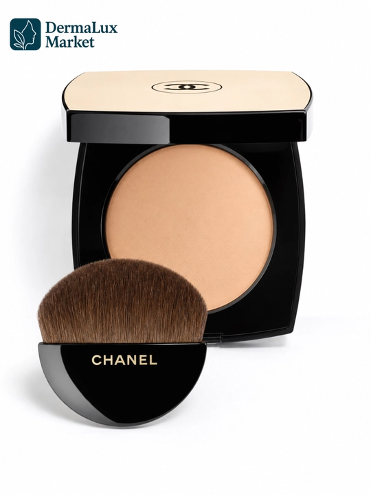 Компактная пудра с эффектом естественного сияния, лёгкая  текстура — CHANEL les beiges B20