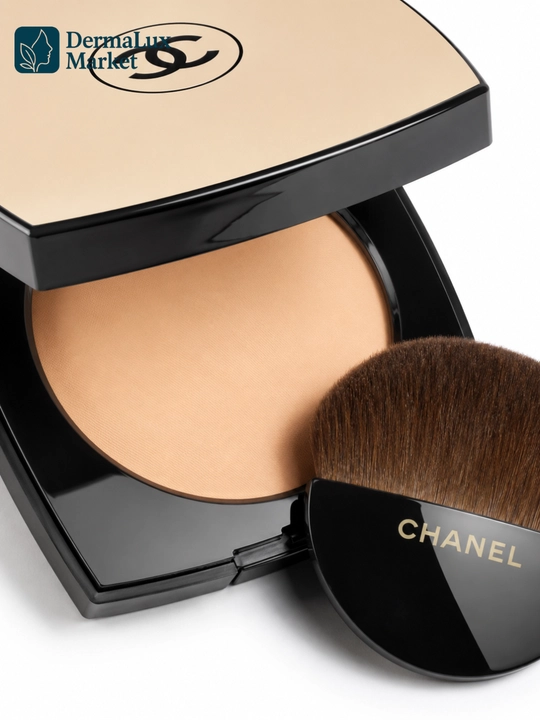 Компактная пудра с эффектом естественного сияния, лёгкая  текстура — CHANEL les beiges B20