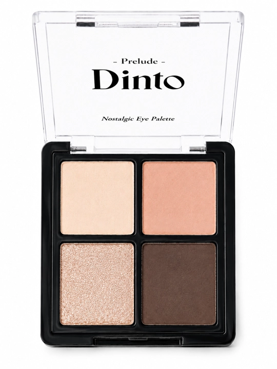 Dinto Nostalgic Eye Palette – Палетка теней для век, 4 оттенка