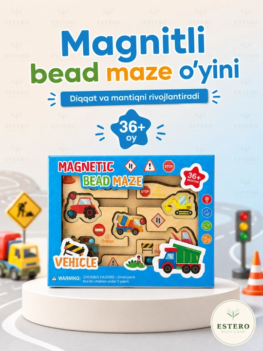 Магнитный лабиринт для детей — Bead Maze, развивающая игрушка