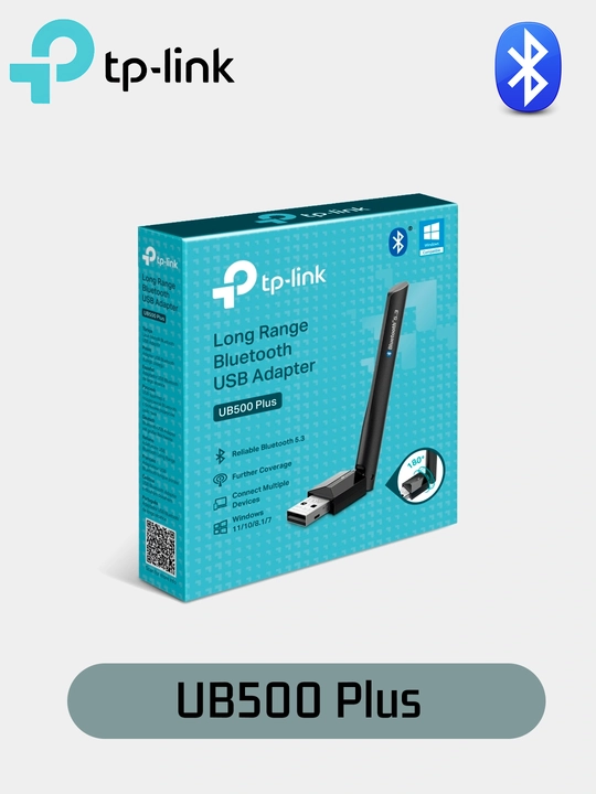 TP-Link UB500 Plus Bluetooth 5.3 USB адаптер, Bluetooth-адаптер дальнего действия - 