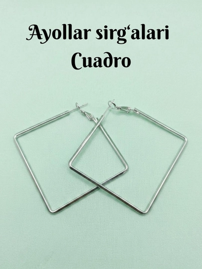 Серьги женские Cuadro — RHNBT-RHNBT10CDR-СЕРЕБРН