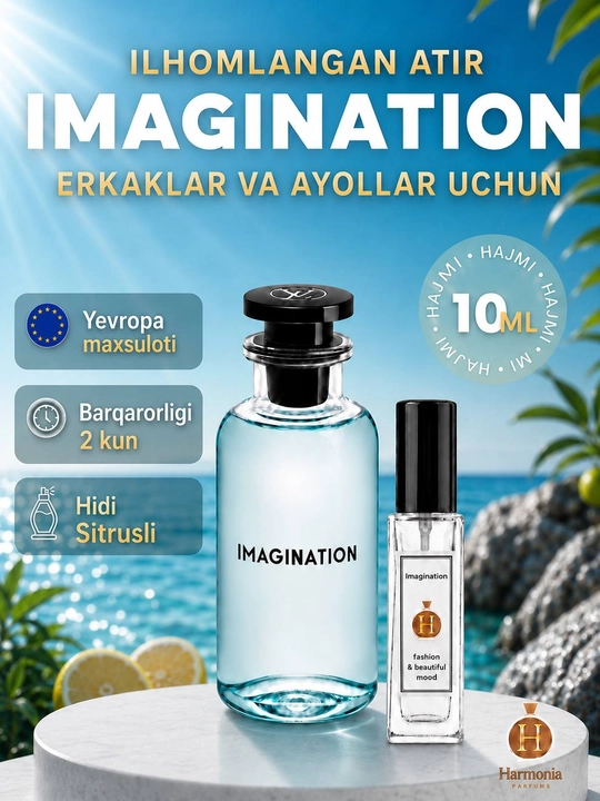 Духи унисекс Imagination парфюмерная вода свежий аромат