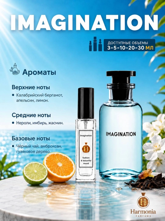 Духи унисекс Imagination парфюмерная вода свежий аромат