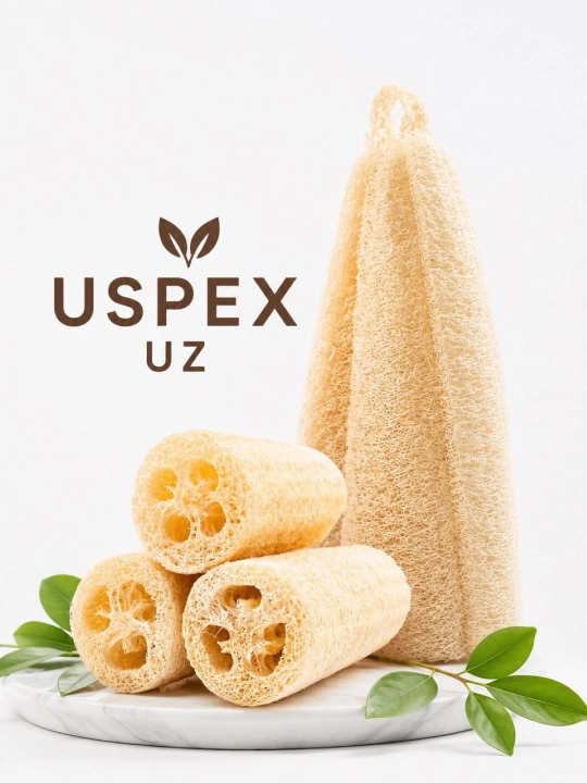 Idishlarni yuvish uchun gubka, tabiiy lyufdan, 35-45 sm - 