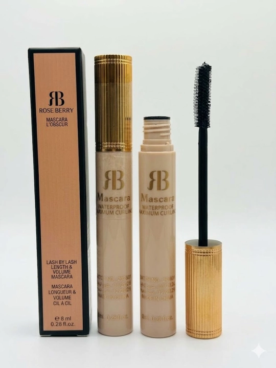 Rose Berry Luxe Lash suvga chidamli tush (Mascara), 8 ml