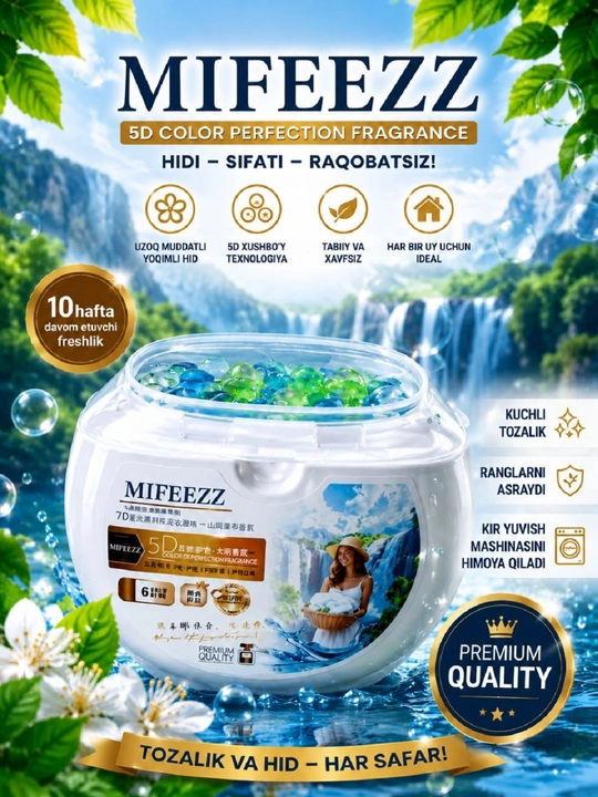 Капсулы для стирки MIFEEZZ 5D Color Perfection Fragrance